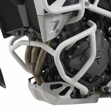 Paramotore bianco Hepco & Becker per Triumph Tiger 850 Sport Paramotore bianco Hepco & Becker per Triumph Tiger 850 Sport