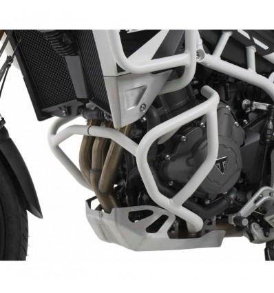 Paramotore bianco Hepco & Becker per Triumph Tiger 850 Sport Paramotore bianco Hepco & Becker per Triumph Tiger 850 Sport