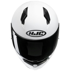 Casco integrale HJC C10 monocolore bianco lucido Casco integrale HJC C10 monocolore bianco lucido