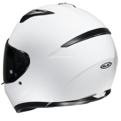 Casco integrale HJC C10 monocolore bianco lucido Casco integrale HJC C10 monocolore bianco lucido