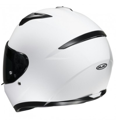 Casco integrale HJC C10 monocolore bianco lucido Casco integrale HJC C10 monocolore bianco lucido