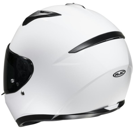 Casco integrale HJC C10 monocolore bianco lucido Casco integrale HJC C10 monocolore bianco lucido