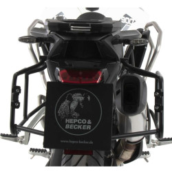 Telai laterali neri Hepco & Becker per Triumph Tiger 850 Sport Telai laterali neri Hepco & Becker per Triumph Tiger 850 Sport