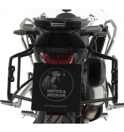 Telai laterali neri Hepco & Becker per Triumph Tiger 850 Sport Telai laterali neri Hepco & Becker per Triumph Tiger 850 Sport