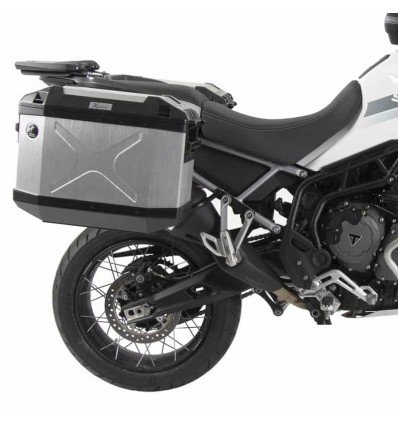 Telai laterali neri Hepco & Becker per Triumph Tiger 850 Sport Telai laterali neri Hepco & Becker per Triumph Tiger 850 Sport
