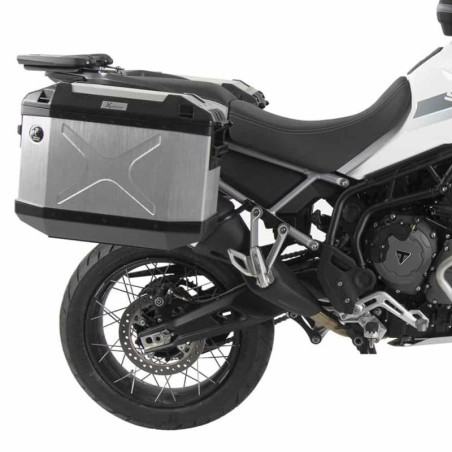 Telai laterali neri Hepco & Becker per Triumph Tiger 850 Sport Telai laterali neri Hepco & Becker per Triumph Tiger 850 Sport