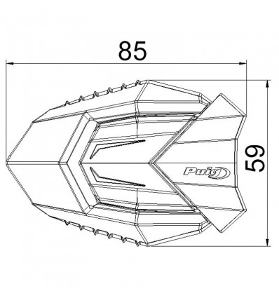 Tamponi paratelaio Puig R19 per Yamaha MT 125 dal 2020 Tamponi paratelaio Puig R19 per Yamaha MT 125 dal 2020