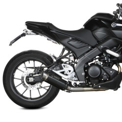 Scarico completo Mivv GP Pro Black per Yamaha YZF R 125 e MT 125 dal 2020 Scarico completo Mivv GP Pro Black per Yamaha YZF R 125 e MT 125 dal 2020