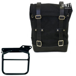 Kit borsa laterale dx Unit Garage in canvas per Royal Enfield Scram 411 Kit borsa laterale dx Unit Garage in canvas per Royal Enfield Scram 411