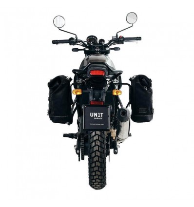 Kit borsa laterale dx Unit Garage in canvas per Royal Enfield Scram 411 Kit borsa laterale dx Unit Garage in canvas per Royal Enfield Scram 411