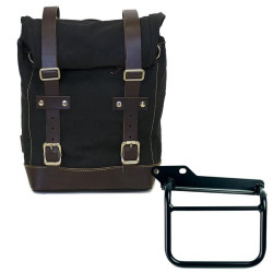 Kit borsa laterale sx Unit Garage in canvas per Royal Enfield Scram 411 Kit borsa laterale sx Unit Garage in canvas per Royal Enfield Scram 411