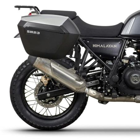 Portavaligie laterale Shad 3P su Royal Enfield Himalayan Portavaligie laterale Shad 3P su Royal Enfield Himalayan