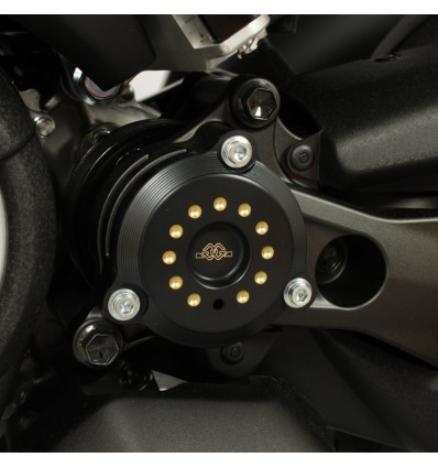 Carter laterale forcellone Gilles Tooling per Yamaha T-Max 530 e 560 nero Carter laterale forcellone Gilles Tooling per Yamaha T-Max 530 e 560 nero