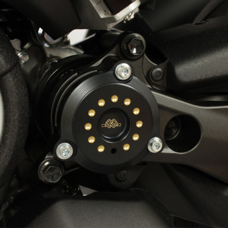 Carter laterale forcellone Gilles Tooling per Yamaha T-Max 530 e 560 nero Carter laterale forcellone Gilles Tooling per Yamaha T-Max 530 e 560 nero