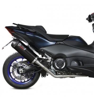 Scarico Mivv Oval Black per Yamaha T-Max 560 dal 2022 Scarico Mivv Oval Black per Yamaha T-Max 560 dal 2022