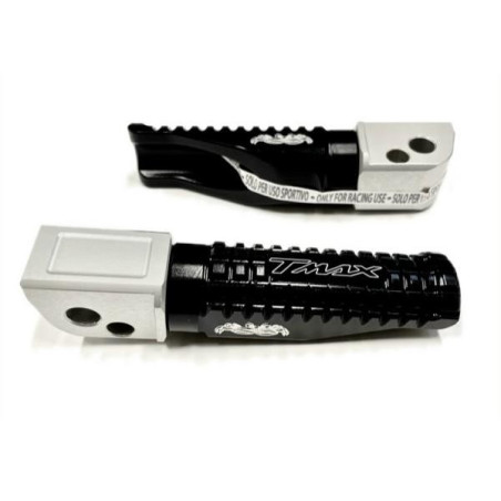 Pedane passeggero EFC per Yamaha T-Max 500 e T-Max 530 nere Pedane passeggero EFC per Yamaha T-Max 500 e T-Max 530 nere