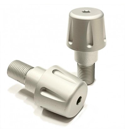 Terminali manubrio Radd Yamaha T-Max 500, 530 e 560 argento