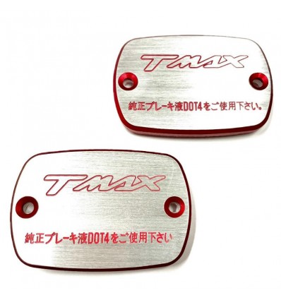 Coperchi pompa freno Yamaha T-Max 500 e T-Max 530 logo rosso Coperchi pompa freno Yamaha T-Max 500 e T-Max 530 logo rosso