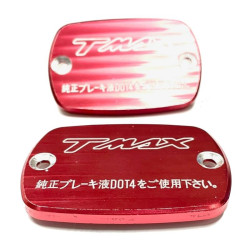 Coperchi pompa freno Yamaha T-Max 500 01-11 logo rosso full