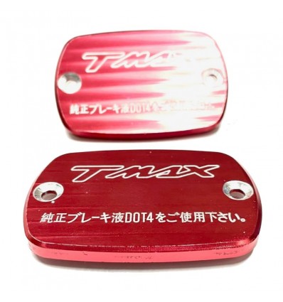 Coperchi pompa freno Yamaha T-Max 500 01-11 logo rosso full