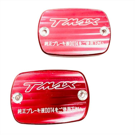 Coperchi pompa freno Yamaha T-Max 500 01-11 logo rosso full Coperchi pompa freno Yamaha T-Max 500 01-11 logo rosso full