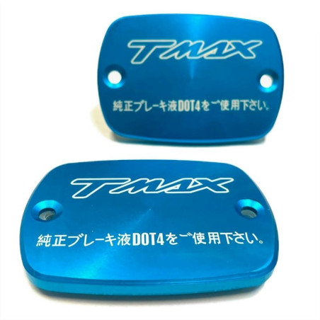 Coperchi pompa freno Yamaha T-Max 500 01-11 logo blu full Coperchi pompa freno Yamaha T-Max 500 01-11 logo blu full