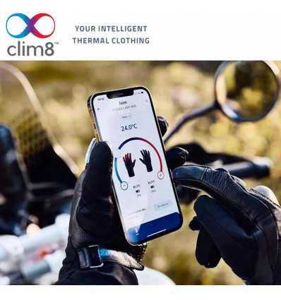 Guanti da moto riscaldanti Ixon IT-Yuga neri Guanti da moto riscaldanti Ixon IT-Yuga neri