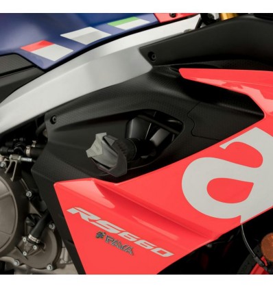 Tamponi paratelaio Puig R19 per Aprilia RS 660 dal 2021 Tamponi paratelaio Puig R19 per Aprilia RS 660 dal 2021