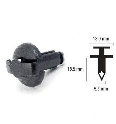 Vite clip automatica in plastica per scooter Honda Dio Vite clip automatica in plastica per scooter Honda Dio