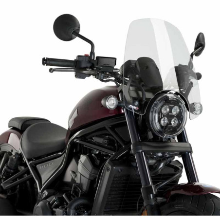 Cupolino Puig Touring per Honda CMX 1100 Rebel trasparente Cupolino Puig Touring per Honda CMX 1100 Rebel trasparente