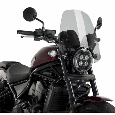 Cupolino Puig Touring per Honda CMX 1100 Rebel fume chiaro Cupolino Puig Touring per Honda CMX 1100 Rebel fume chiaro