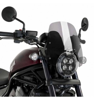Cupolino Puig Naked per Honda CMX 1100 Rebel fume chiaro Cupolino Puig Naked per Honda CMX 1100 Rebel fume chiaro