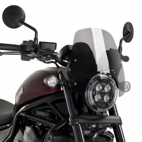 Cupolino Puig Naked per Honda CMX 1100 Rebel fume chiaro Cupolino Puig Naked per Honda CMX 1100 Rebel fume chiaro
