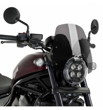 Cupolino Puig Naked per Honda CMX 1100 Rebel fume scuro Cupolino Puig Naked per Honda CMX 1100 Rebel fume scuro