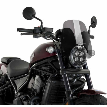 Cupolino Puig Naked per Honda CMX 1100 Rebel fume scuro Cupolino Puig Naked per Honda CMX 1100 Rebel fume scuro
