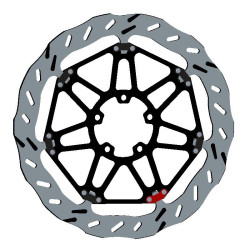 Disco freno Braking Epta Onroad flottante EP156 per Honda CBR 1000RR e CMX 1100
