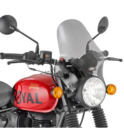 Cupolino Givi A210 fume per Royal Enfield HNTR 350 Cupolino Givi A210 fume per Royal Enfield HNTR 350