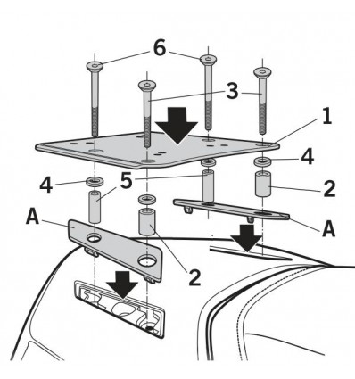 Portapacchi Shad per Honda GL 1800 Goldwing dal 2018 Portapacchi Shad per Honda GL 1800 Goldwing dal 2018