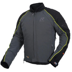 Giacca da moto Rukka Comfo-R Goretex nera, grigia e gialla