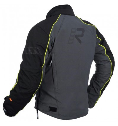 Giacca da moto Rukka Comfo-R Goretex nera, grigia e gialla Giacca da moto Rukka Comfo-R Goretex nera, grigia e gialla