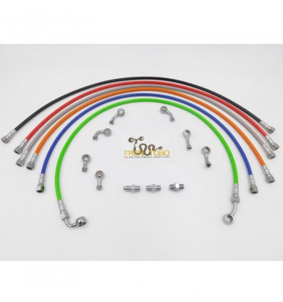 Kit Fren Tubo per Honda CN 250 91-01 in acciaio con guaina