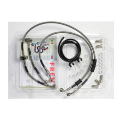 Kit Fren Tubo per Honda CN 250 91-01 in acciaio con guaina Kit Fren Tubo per Honda CN 250 91-01 in acciaio con guaina