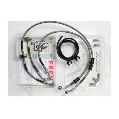 Kit Fren Tubo per Honda CN 250 91-01 in acciaio con guaina Kit Fren Tubo per Honda CN 250 91-01 in acciaio con guaina