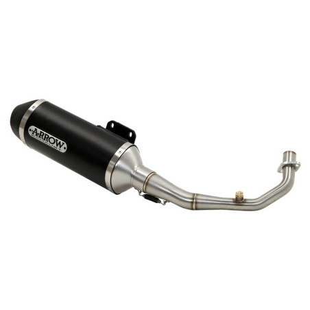 Scarico completo Arrow Urban Alu Dark per Honda Forza 125 dal 2021 Scarico completo Arrow Urban Alu Dark per Honda Forza 125 dal 2021