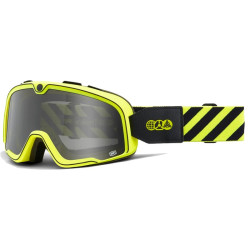Occhiali da moto Barstow 100% The Arsenale con elastico giallo e nero Occhiali da moto Barstow 100% The Arsenale con elastico giallo e nero