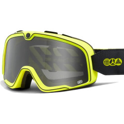 Occhiali da moto Barstow 100% The Arsenale con elastico giallo e nero Occhiali da moto Barstow 100% The Arsenale con elastico giallo e nero
