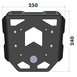 Portapacchi Hepco & Becker Mini Rack per Honda CB 750 Hornet Portapacchi Hepco & Becker Mini Rack per Honda CB 750 Hornet