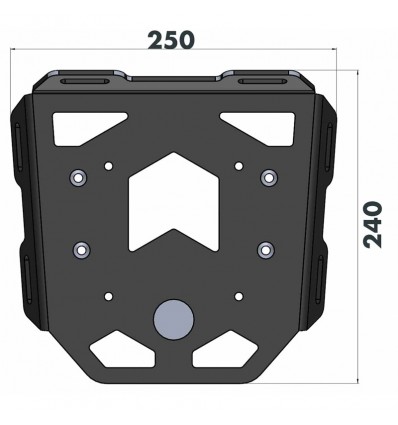 Portapacchi Hepco & Becker Mini Rack per Honda CB 750 Hornet Portapacchi Hepco & Becker Mini Rack per Honda CB 750 Hornet