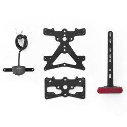 Portatarga regolabile Rizoma Fox per Yamaha T-Max 560 dal 2022 Portatarga regolabile Rizoma Fox per Yamaha T-Max 560 dal 2022