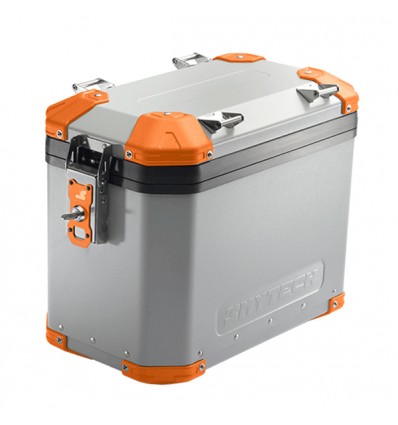 Valigia laterale MyTech Model-X da 48 litri argento